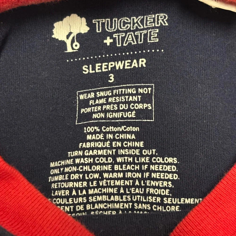 Tucker + Tate holiday pajamas, size 3T